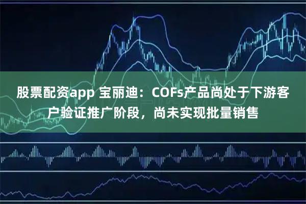 股票配资app 宝丽迪：COFs产品尚处于下游客户验证推广阶段，尚未实现批量销售
